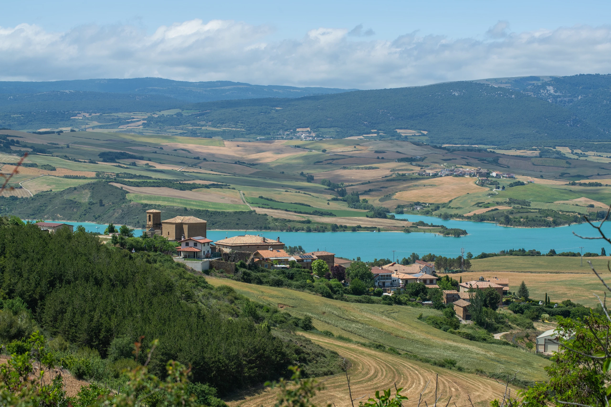 Un pueblo con vistas privilegiadas del valle